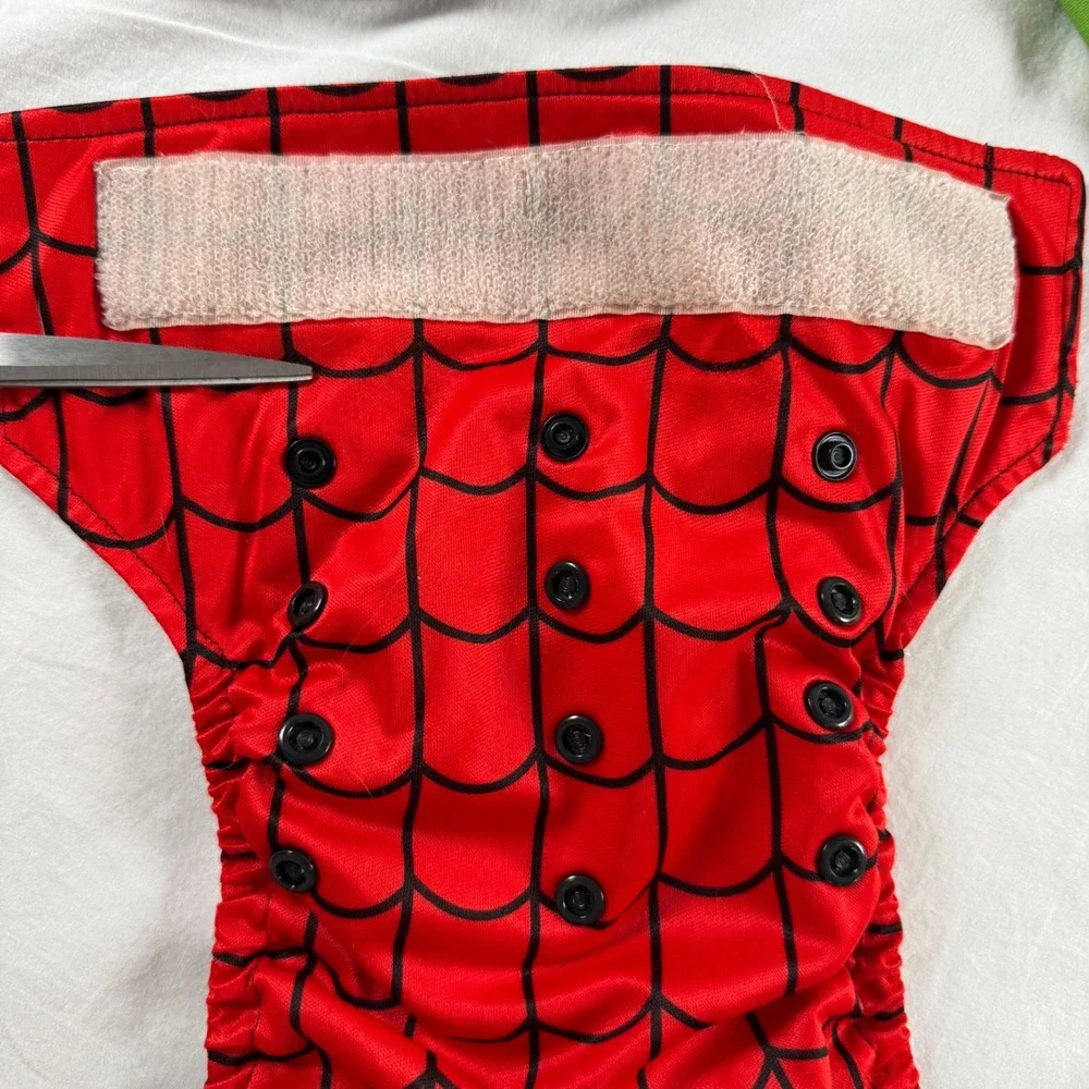 Lot of‎ 11 Alva Baby Multicolor Adjustable Snap Hook & Loop Cloth Diapers